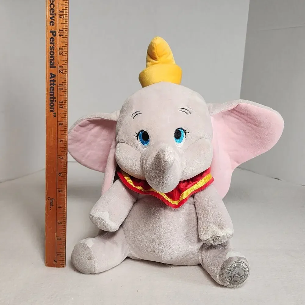 Disney Store Dumbo Plush Elephant Stuffed Animal Big Ears Circus Performer 13